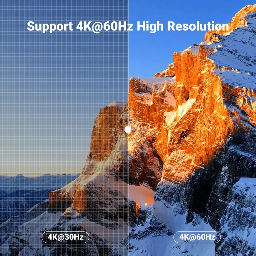 KVM switch Ugreen CM664, 4K, 6 porta, i zi - 11