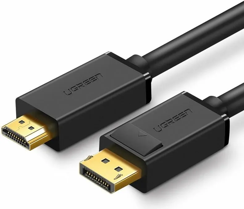 Kabllo video Ugreen DisplayPort në HDMI, 1.5m, 4K, e zezë - 1