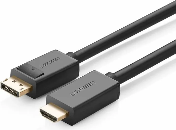 Kabllo video Ugreen DisplayPort në HDMI, 1.5m, 4K, e zezë - 2