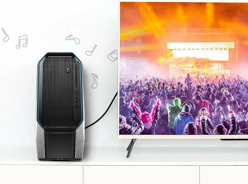 Kabllo video Ugreen DisplayPort në HDMI, 1.5m, 4K, e zezë - 13