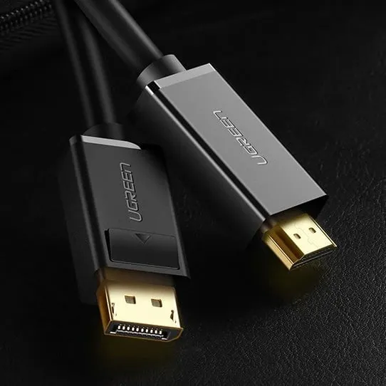 Kabllo video Ugreen DisplayPort në HDMI, 1.5m, 4K, e zezë - 16