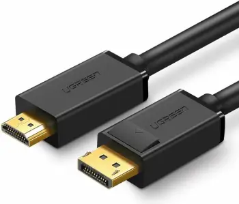 Kabllo video Ugreen DisplayPort në HDMI, 1.5m, 4K, e zezë