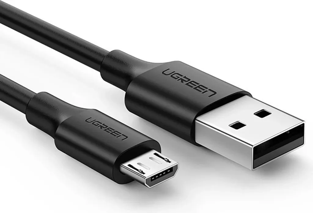 Kabllo Ugreen US289 60135, micro USB / USB-A, 0.5m, e zezë - 2