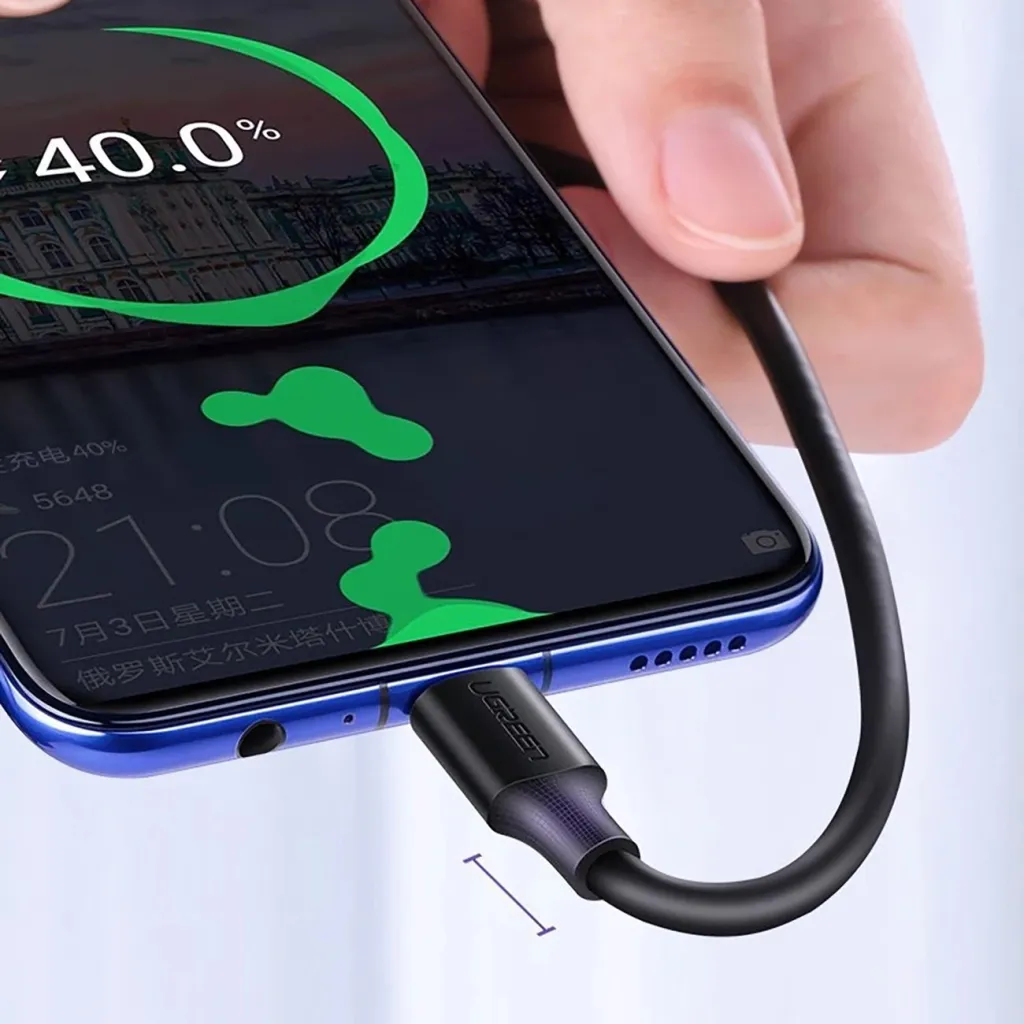 Kabllo Ugreen US289 60135, micro USB / USB-A, 0.5m, e zezë - 19