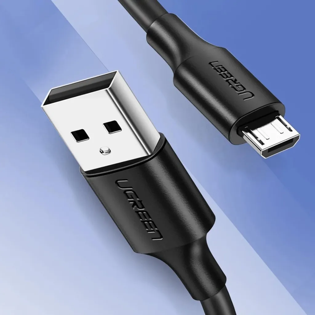 Kabllo Ugreen US289 60135, micro USB / USB-A, 0.5m, e zezë - 3