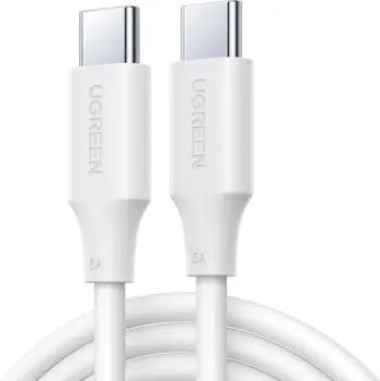 Kabllo USB-C në USB-C Ugreen US562, 1m, 100W, e bardhë