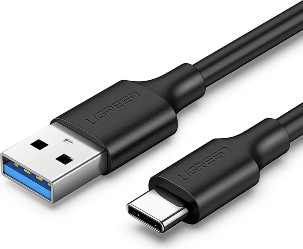 Kabllo Ugreen US184 20883, USB-A 3.0 në USB-C, 1.5m, e zezë - 1