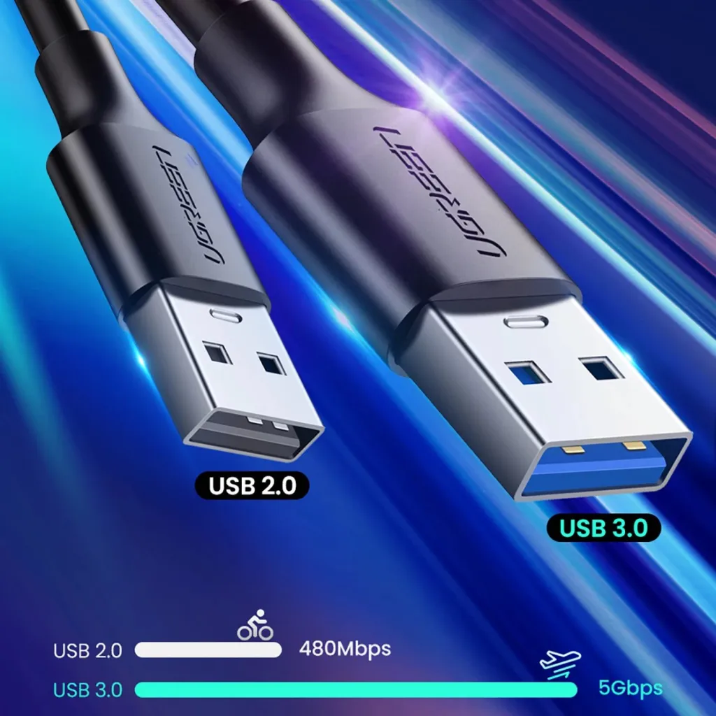 Kabllo Ugreen US184 20883, USB-A 3.0 në USB-C, 1.5m, e zezë - 11