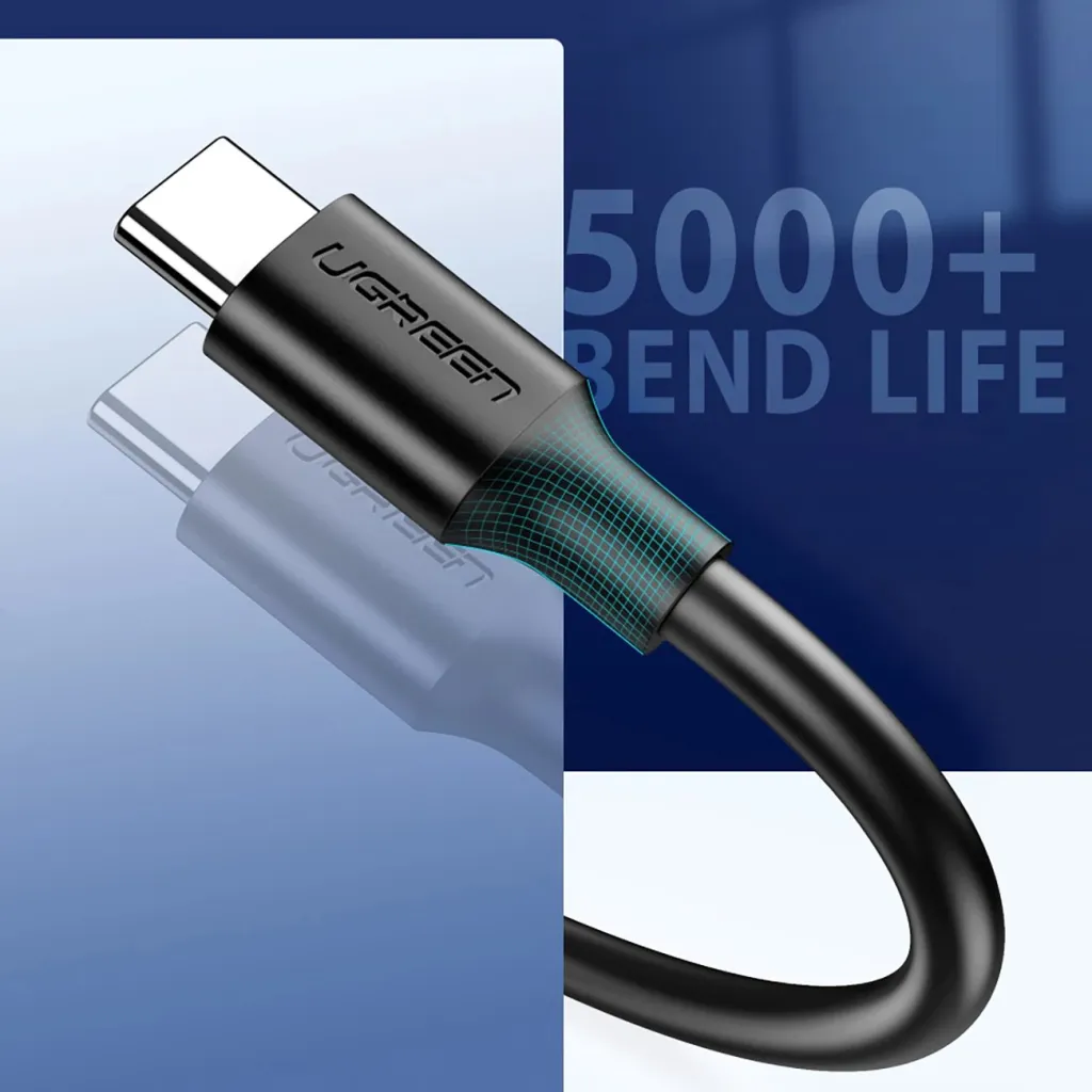 Kabllo Ugreen US184 20883, USB-A 3.0 në USB-C, 1.5m, e zezë - 13