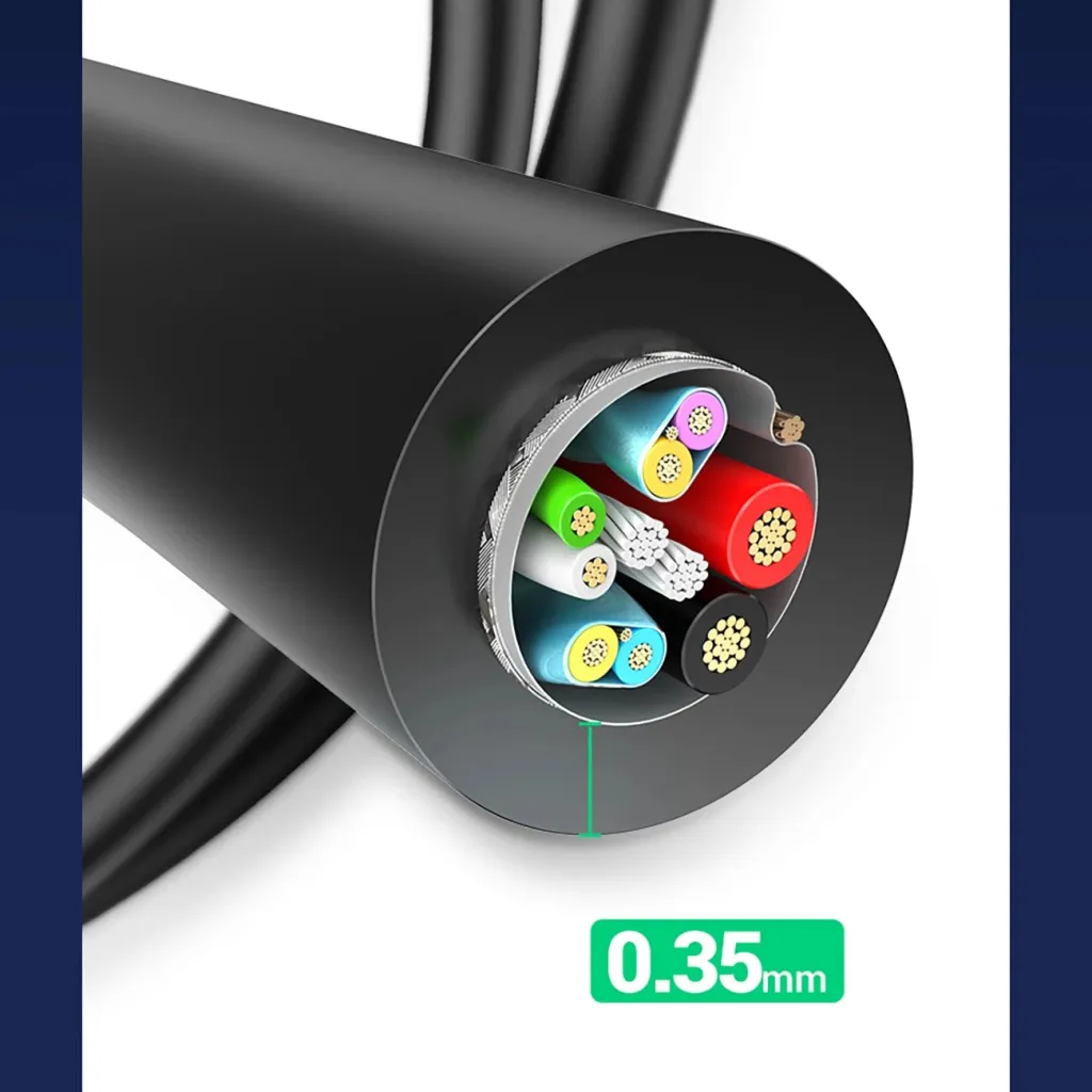 Kabllo Ugreen US184 20883, USB-A 3.0 në USB-C, 1.5m, e zezë - 14
