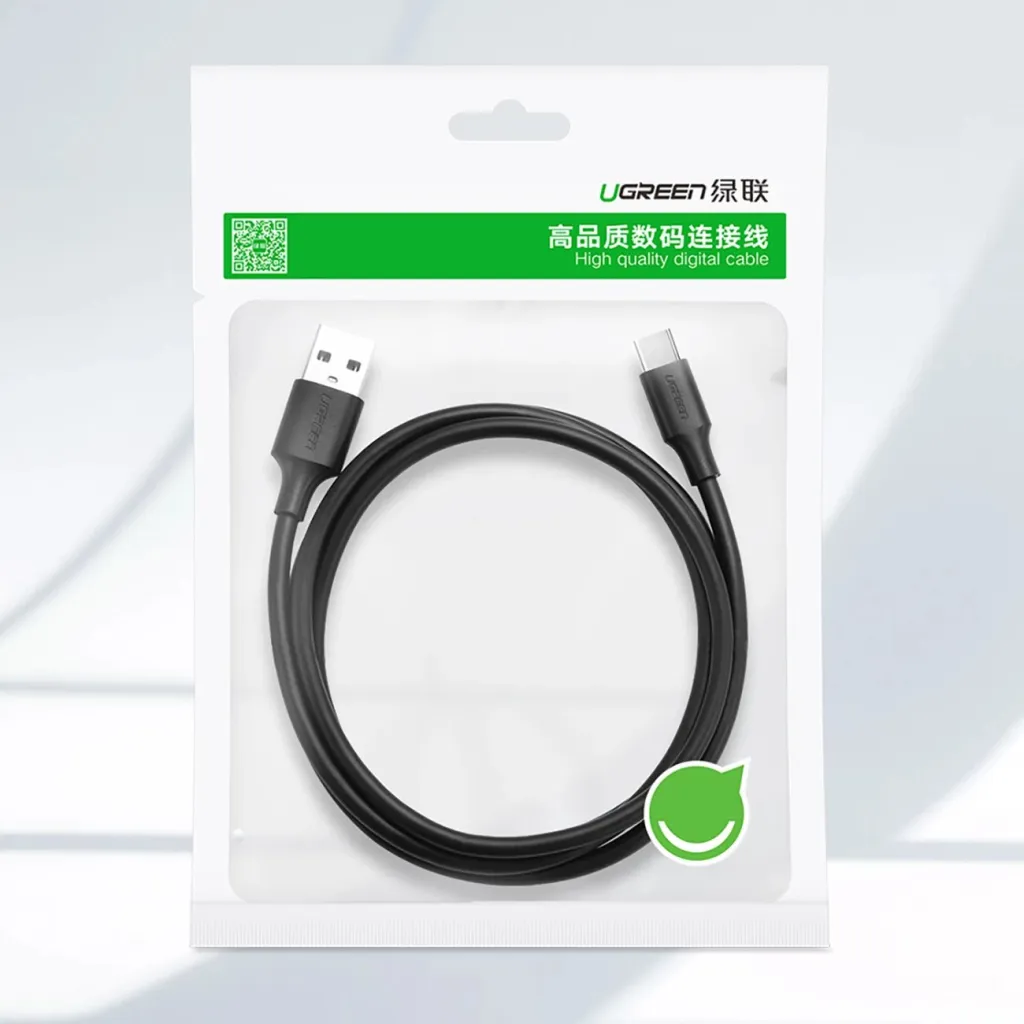 Kabllo Ugreen US184 20883, USB-A 3.0 në USB-C, 1.5m, e zezë - 16