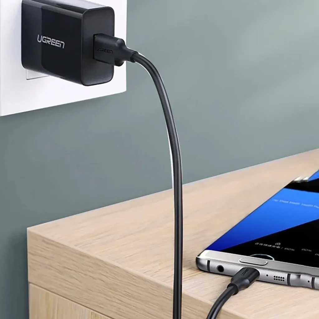Kabllo Ugreen US184 20883, USB-A 3.0 në USB-C, 1.5m, e zezë - 3