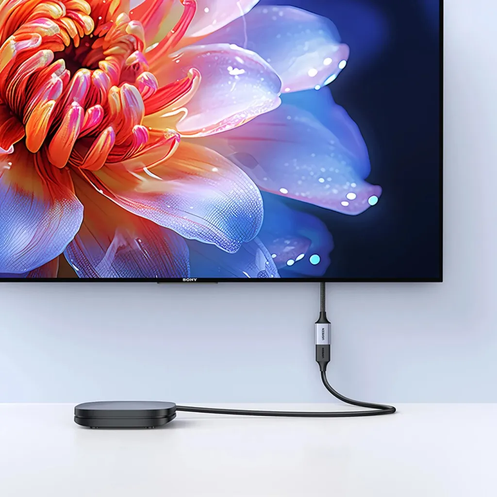 Kabllo HDMI Ugreen 15518, 0.15m, 8K 60Hz, e zezë - 3