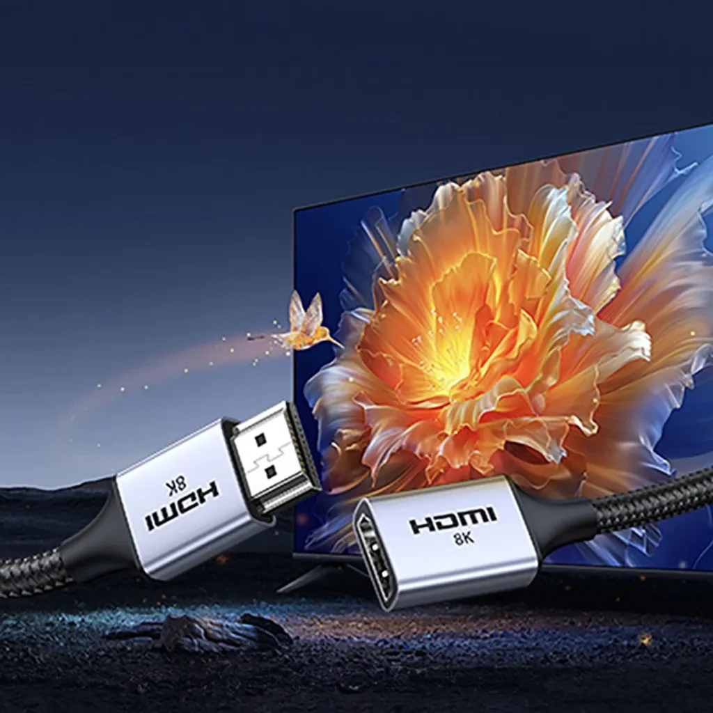 Kabllo HDMI Ugreen 15518, 0.15m, 8K 60Hz, e zezë - 6