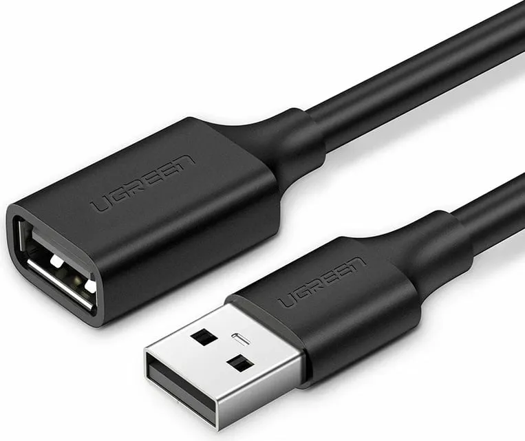 Kabllo adapter USB Ugreen 10314, 1m, e zezë - 1