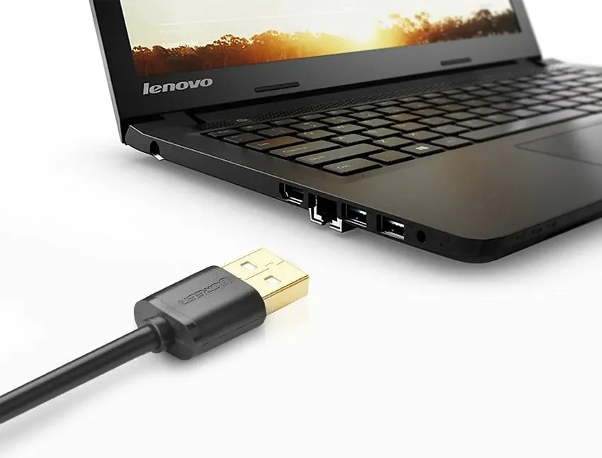 Kabllo adapter USB Ugreen 10314, 1m, e zezë - 4