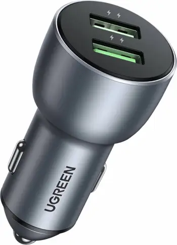 Karikues veture Ugreen CD213, 2x USB, 36W, i zi