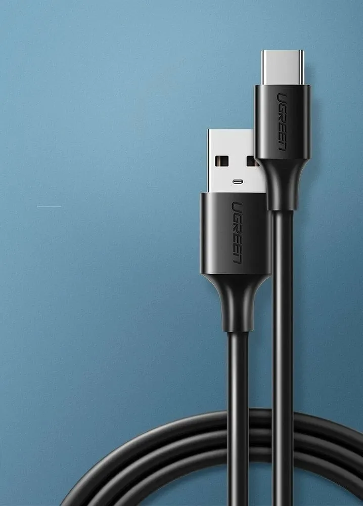 Kabllo UGREEN USB-A - USB-C, 3m, e zezë - 3