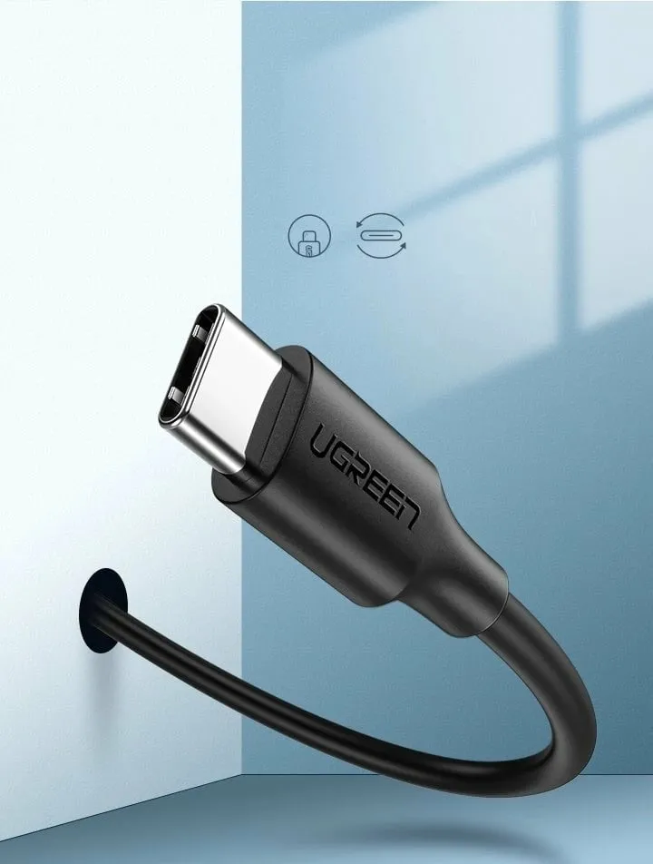 Kabllo UGREEN USB-A - USB-C, 3m, e zezë - 5