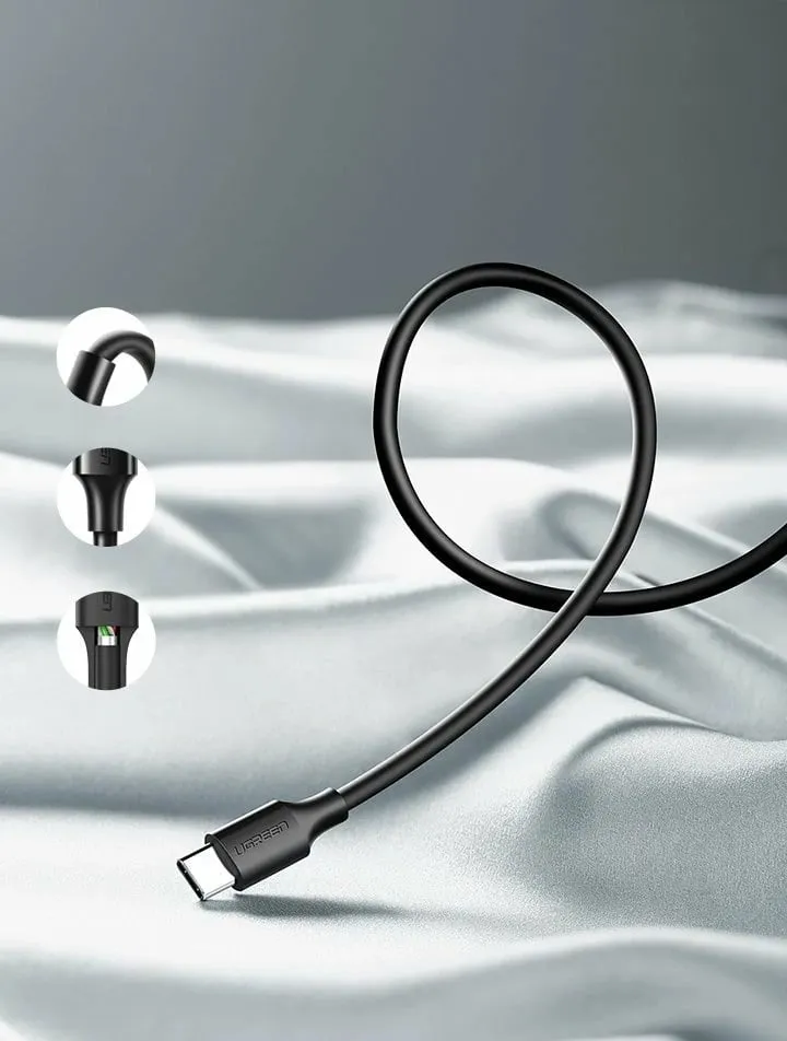Kabllo UGREEN USB-A - USB-C, 3m, e zezë - 8
