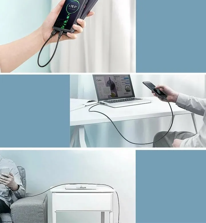 Kabllo UGREEN USB-A - USB-C, 3m, e zezë - 10