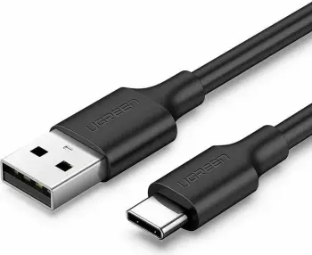 Kabllo UGREEN USB-A - USB-C, 3m, e zezë