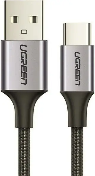 Kabllo USB UGREEN US288, USB-A në USB-C, 2m, Gri