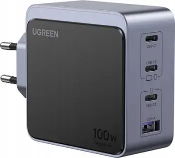Karikues Ugreen Nexode S 100W 4-Port GaN, EU, gri
