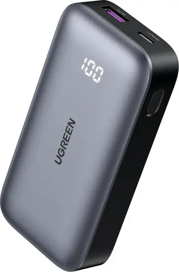 Power bank Ugreen, 10000mAh, karikim i shpejtë 30W, gri