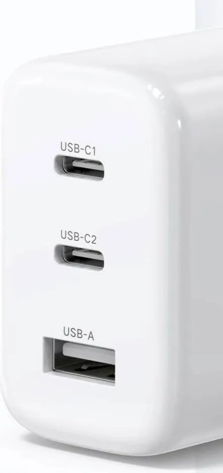 Karikues muri UGREEN CD275 me kabllo, 65W, 2x USB Type-C / USB-A, Bardhë - 7