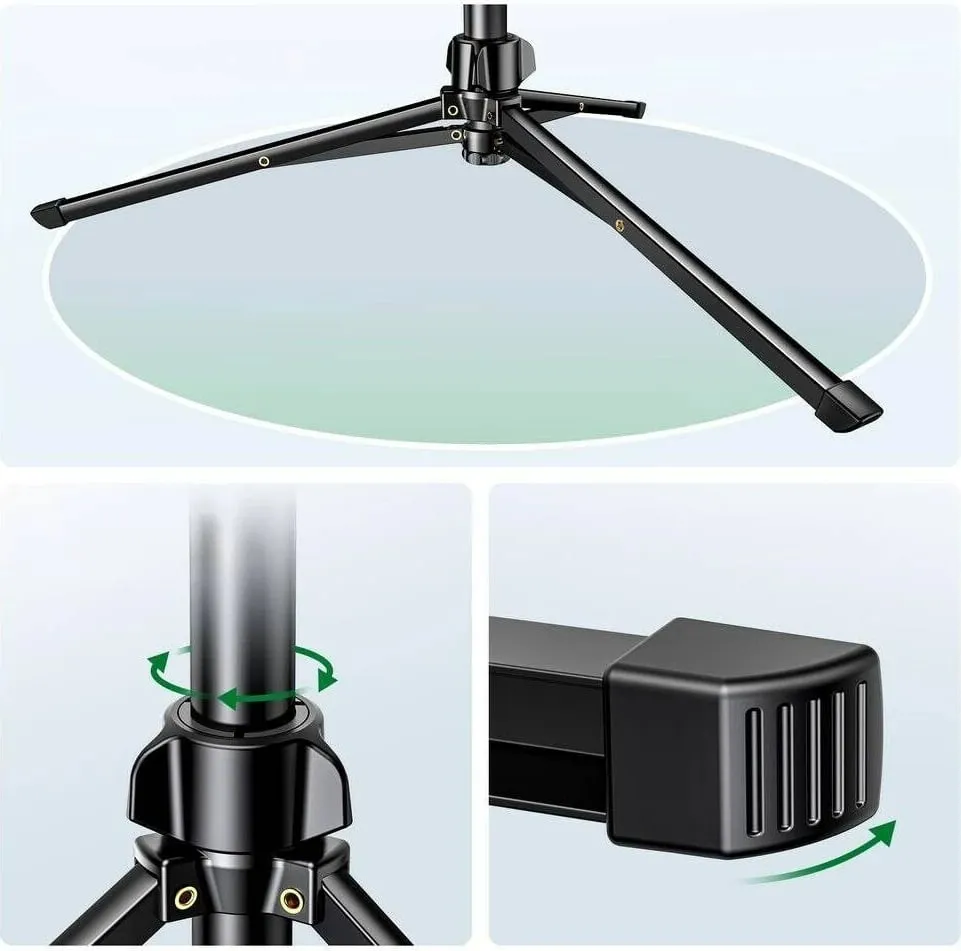 Selfie stick tripod UGREEN LP680, 1.7 m, telekomandë Bluetooth, i zi - 9