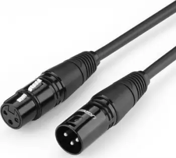 Kabllo audio Ugreen XLR në XLR, 5m, i zi