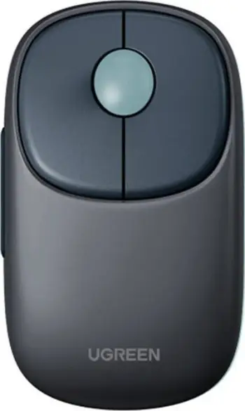 Mouse wireless UGREEN FUN+ MU102, 2.4G dhe Bluetooth, DPI i rregullueshëm, blu