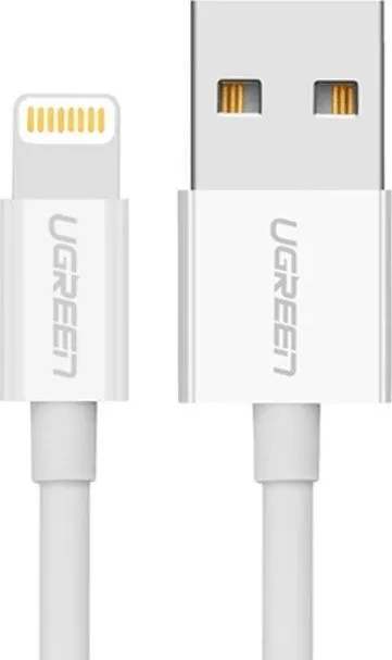 Kabllo USB Cable Ugreen (20728), 1m, e bardhë - 1