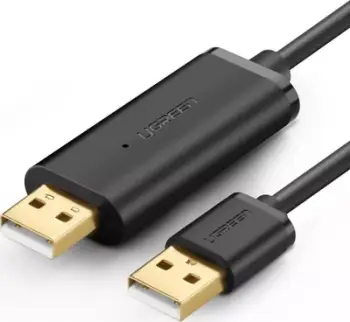 Kabllo Ugreenm USB-A - USB-A (UGR558BLK), 2 m, e zezë