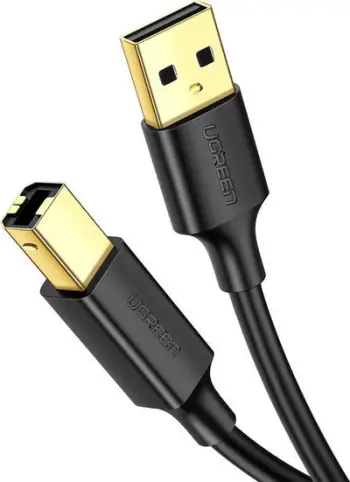 Kabllo USB Ugreen USB-A - USB-B (UGR526BLK), 2m, e zezë