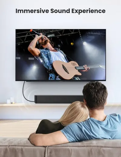 Kabllo audio UGREEN Toslink, optike, 2m, e zezë - 3