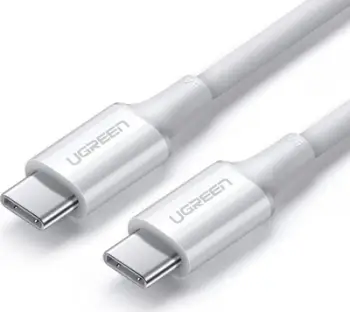 Kabllo Ugreen USB C në USB C 2m, 100W, 5A, e bardhë