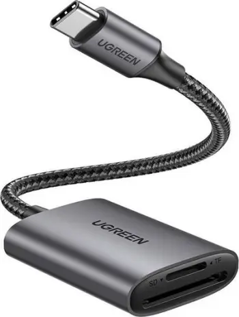 Lexues kartelash UGREEN CM401, USB-C, 5Gb/s, Gri