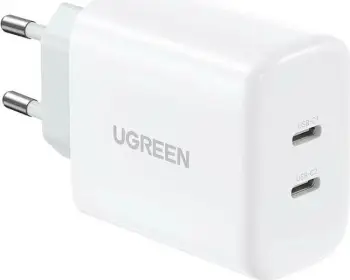 Karikues UGREEN CD243, 2x USB-C, 40W, i bardhë