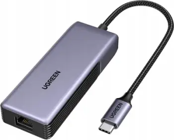 Adapter rrjeti UGREEN USB C, 5GbE, gri