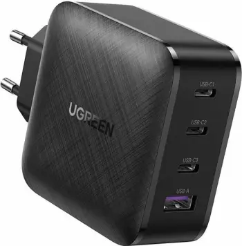 Karikuesi UGREEN CD224, 3x USB-C, 1x USB, 65W, i zi
