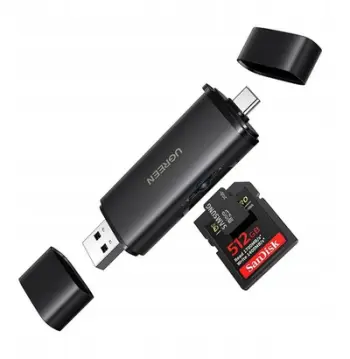 Lexues kartelash UGREEN USB C SD 4.0, 312 MB/s, UHS II, gri