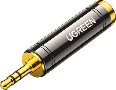 Adapter audio Ugreen 60711, Jack 3.5mm në 6.3mm, Hi Fi, gri - 1