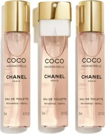 Eau de Toilette Chanel Coco Mademoiselle, 3 x 20 ml