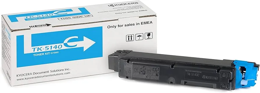 Toner Kyocera TK-5140C Cartridge Original Up to 5,000 Pages (ISO/IEC 19798) – Blu - 1
