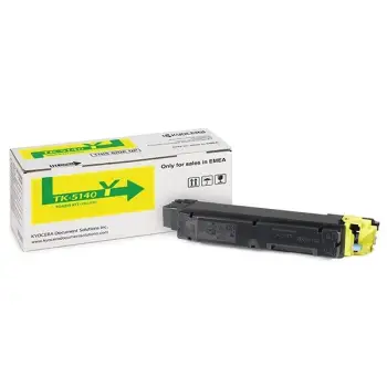 Toner Kyocera TK-5140Y deri në 5.000 faqe sipas ISO/IEC 19798 – Verdhë