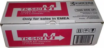 Toner Kyocera TK-540M Orink, Magenta, për FS-C5100DN, 1-pack