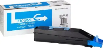Toner Kyocera TK-865C rendiment 9,750–23,700 faqe, Cyan