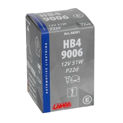 Lampa Hb4 9006 12v 51w P22d Kuti - 2